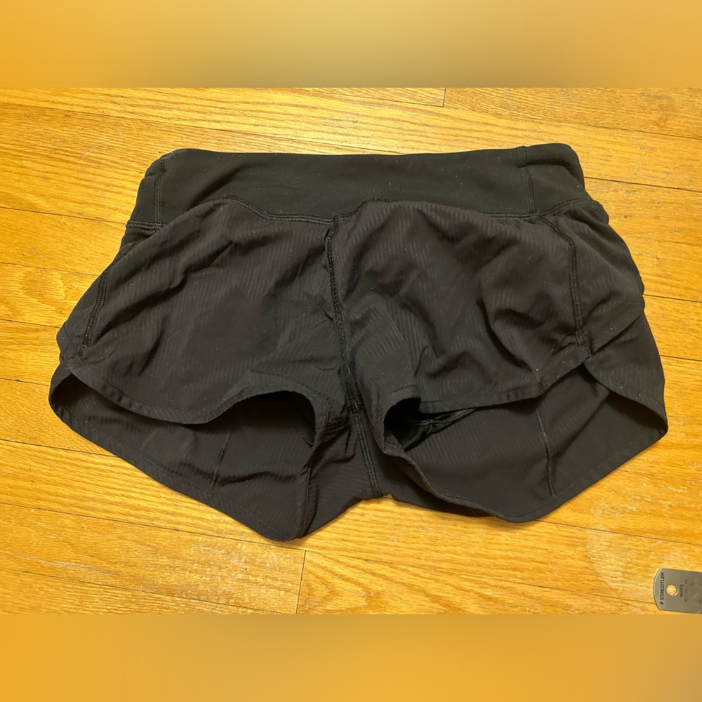 Ivivva Black Athletic Shorts with built in liner